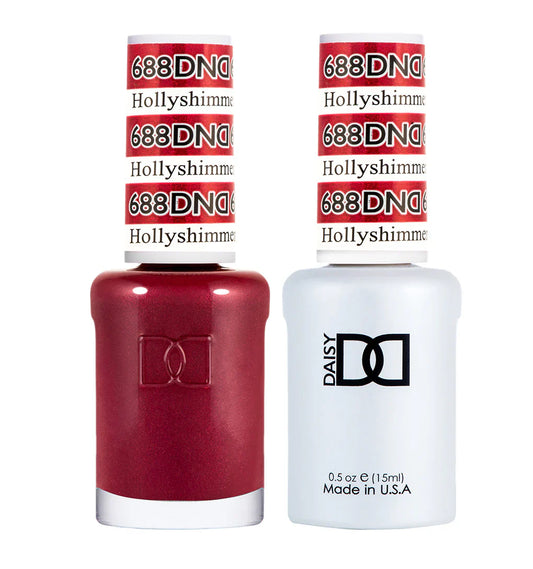 #688 - Esmalte en gel DND UV/LED Soak Off - Holly Shimmer