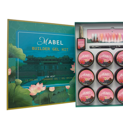Mabel Builder Gel - Colección de 12 colores