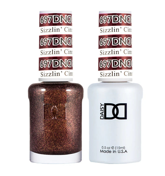 #697 - Esmalte en gel DND UV/LED Soak Off - Canela vibrante