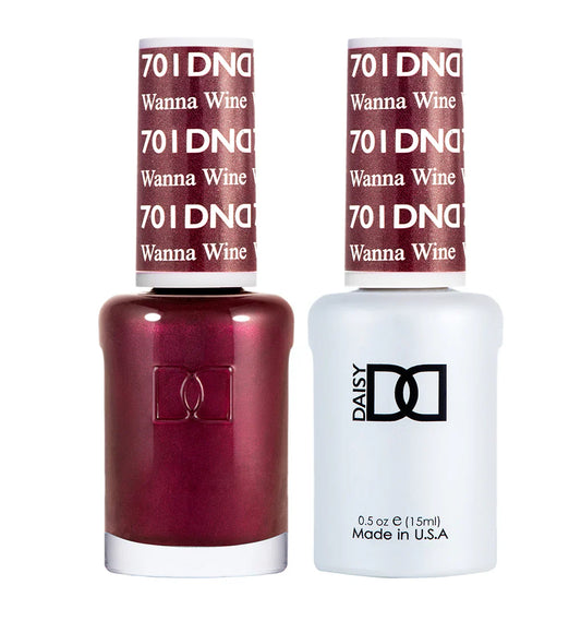 #701 - Esmalte de gel UV/LED Soak Off DND - Wanna Wine