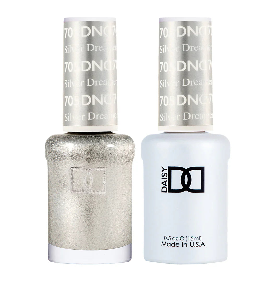 #705 - Esmalte en gel DND UV/LED Soak Off - Silver Dreamer