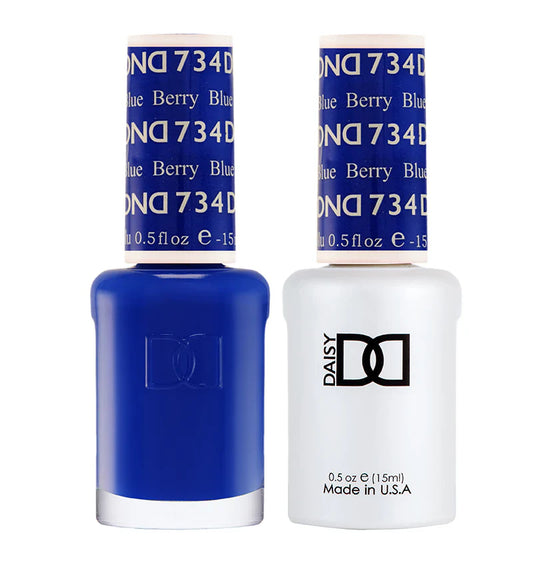 #734 - Esmalte en gel DND UV/LED Soak Off - Azul baya