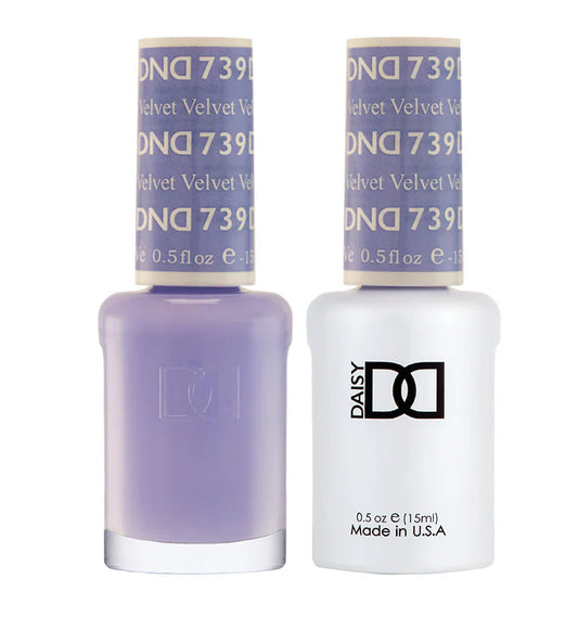 #739 - Esmalte en gel DND UV/LED Soak Off - Terciopelo