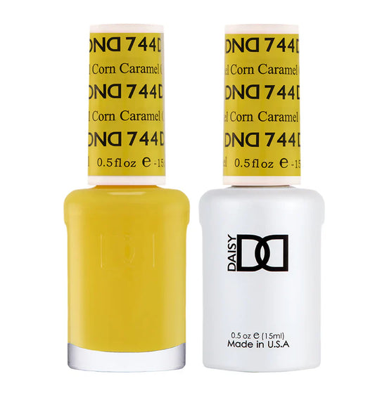 #744 - Esmalte en gel DND UV/LED Soak Off - Caramelo de maíz