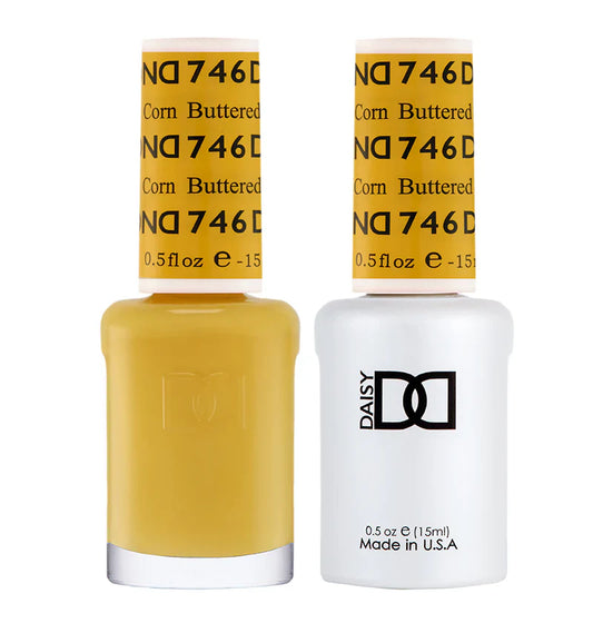 #746 - Esmalte en gel DND UV/LED Soak Off - Maíz Mantequilla