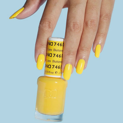 #746 - Esmalte en gel DND UV/LED Soak Off - Maíz Mantequilla