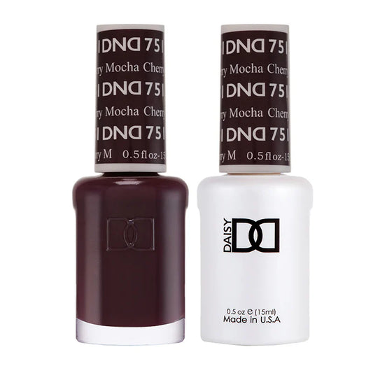 #751 - Esmalte en gel DND UV/LED Soak Off - Moca cereza