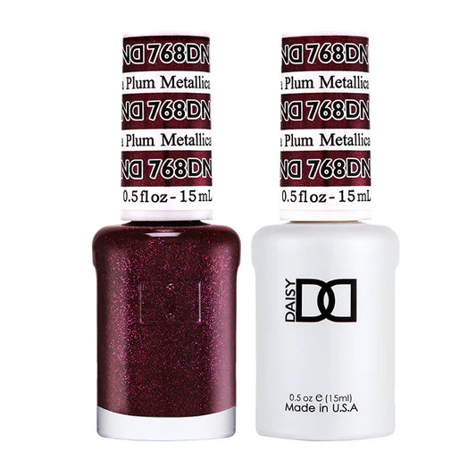 #768 - Esmalte en gel DND UV/LED Soak Off - Metallica Plum