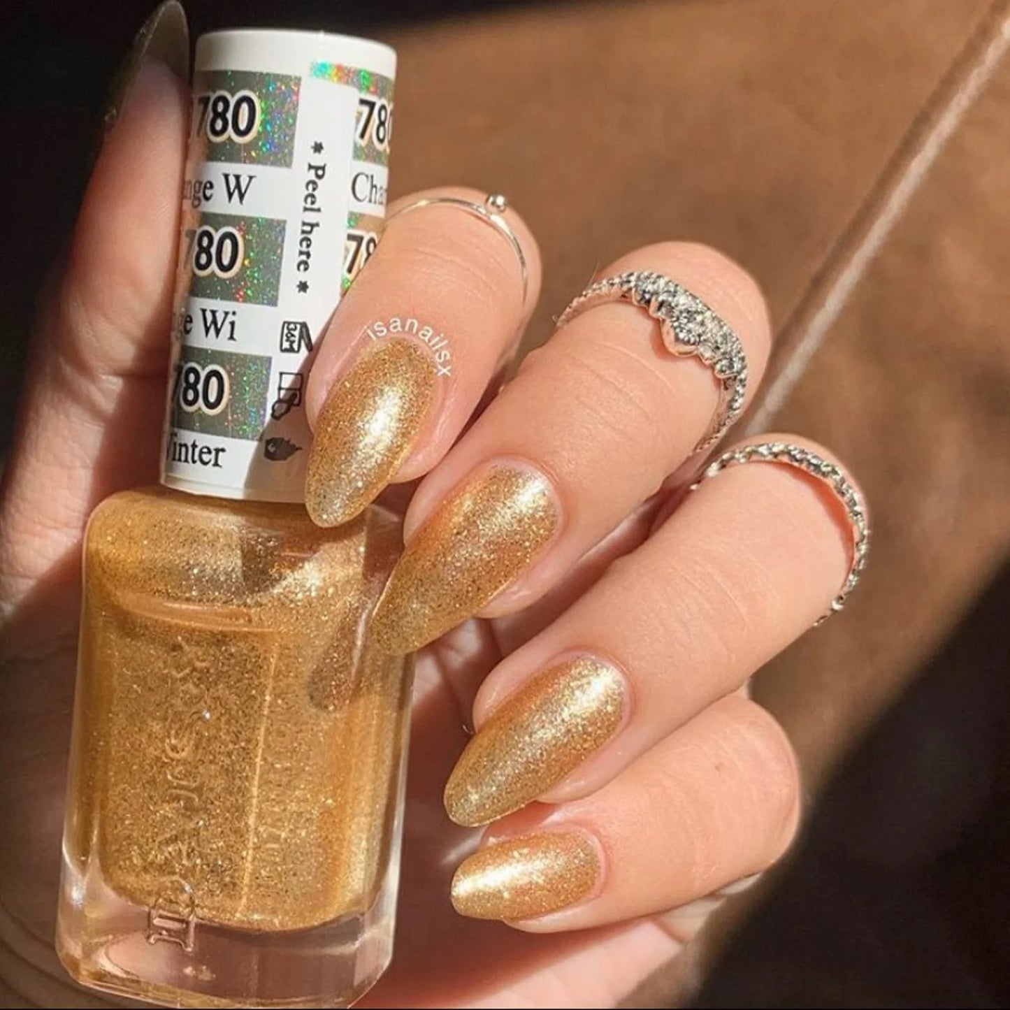 #780 - Esmalte en gel DND UV/LED Soak Off - Invierno champán