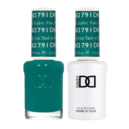 #791 - Esmalte en gel DND UV/LED Soak Off - Teal-In Fine