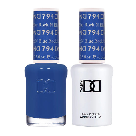 #794 - Esmalte en gel DND UV/LED Soak Off - Rock n Blue