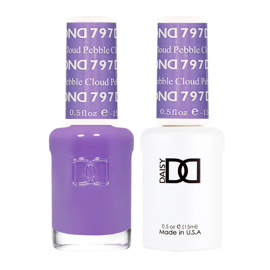#797 - Esmalte en gel DND UV/LED Soak Off - Pebble Cloud