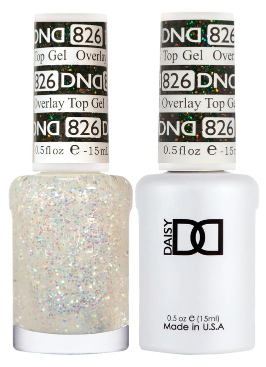 #826 - Esmalte en gel DND UV/LED Soak Off - Gel de superposición