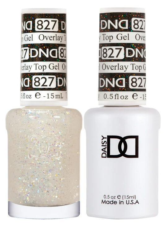 #827 - Esmalte en gel DND UV/LED Soak Off - Gel de superposición