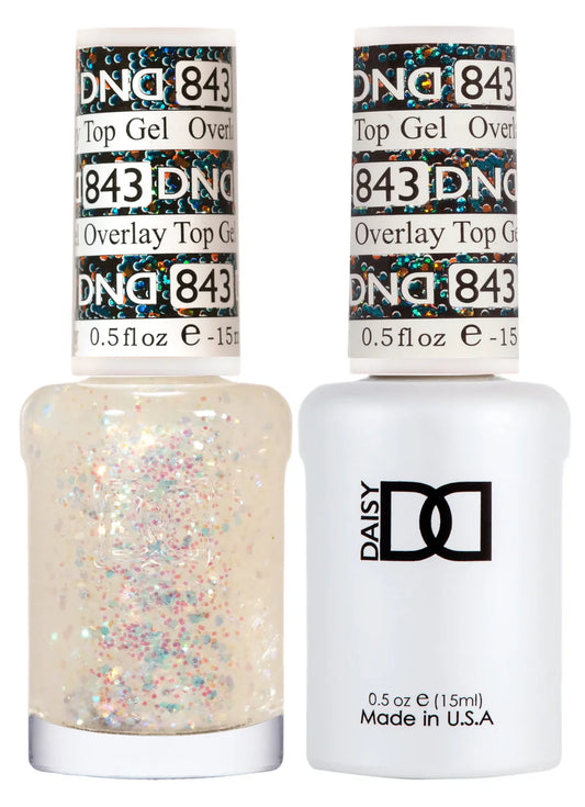 #843- DND Daisy Gel UV/LED Soak Off - Overlay Top Gel