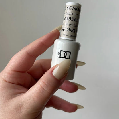 #856 - Esmalte en gel DND UV/LED Soak Off - Crema de marfil