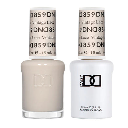 #859 - Esmalte en gel DND UV/LED Soak Off - Encaje vintage