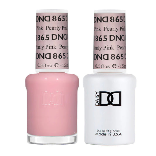 #865 - Esmalte en gel DND UV/LED Soak Off - Rosa perlado