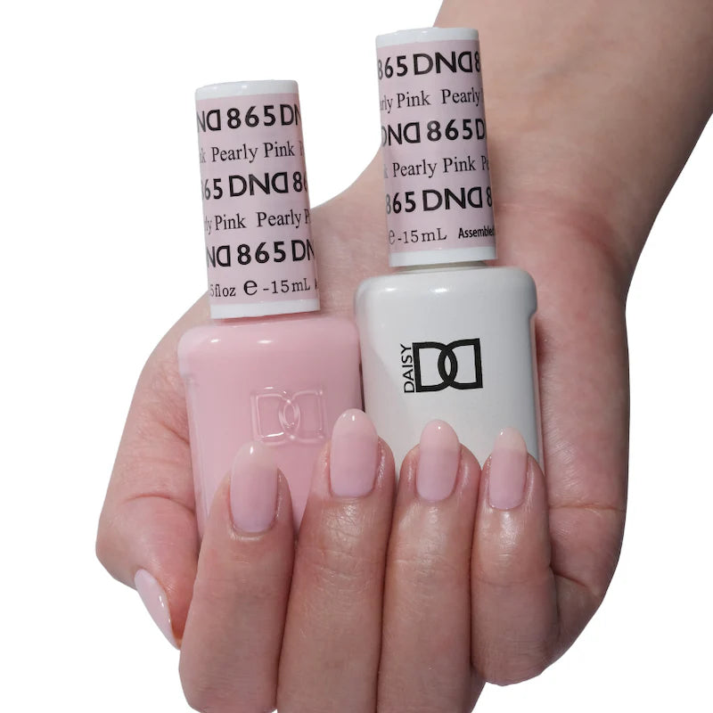#865 - Esmalte en gel DND UV/LED Soak Off - Rosa perlado