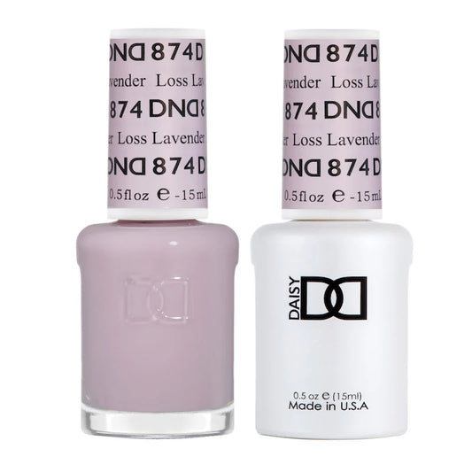 #874 - DND Daisy Gel UV/LED Soak Off - Loss Lavender