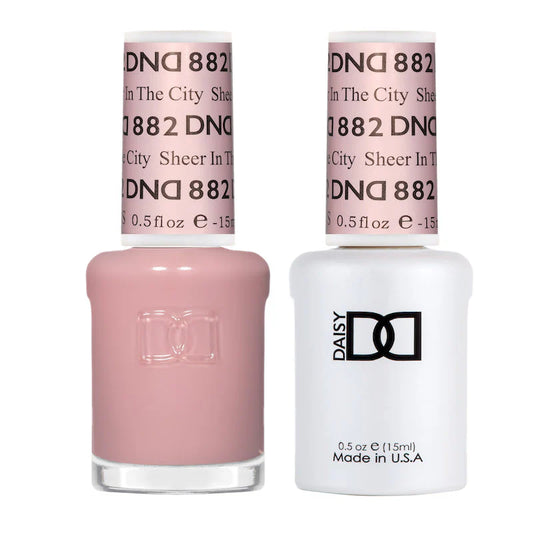 #882 - DND Daisy Gel UV/LED Soak Off - Sheer In The City