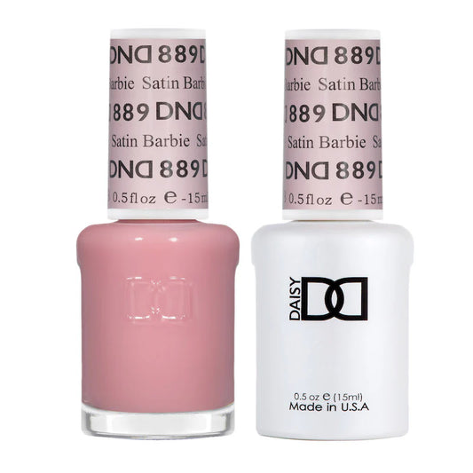 #889 - Esmalte en gel DND UV/LED Soak Off - Barbie satinado