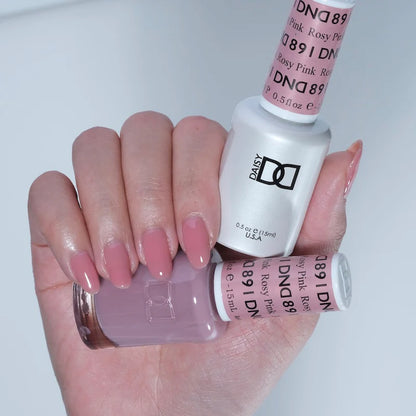 #891 - Esmalte en gel DND UV/LED Soak Off - Rosa rosado