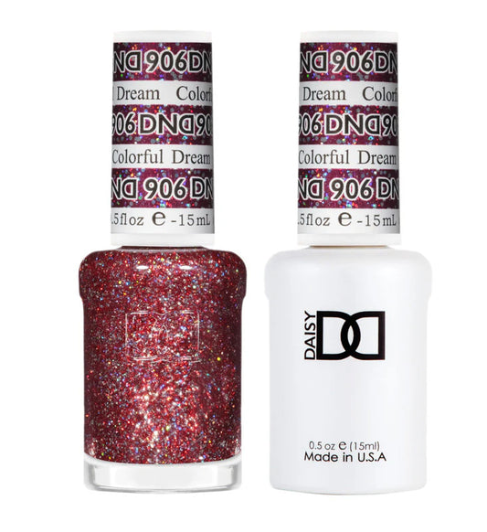 #906 - Esmalte en gel DND UV/LED Soak Off - Sueño colorido