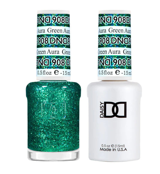 #908 - Esmalte en gel DND UV/LED Soak Off - Aura verde