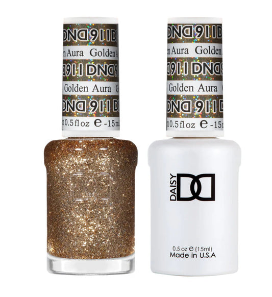 #911 - Esmalte en gel DND UV/LED Soak Off - Aura dorada
