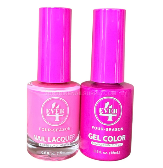 4Ever Four seasons Gel & Lacquer - Summer Collection - Pink Flame #336