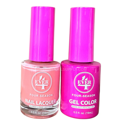 4Ever Four Seasons Gel & Laca - Colección Verano - Soft Garnet #341
