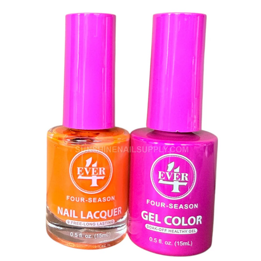 4Ever Four seasons Gel & Lacquer - Summer Collection - Sunset Coral #344
