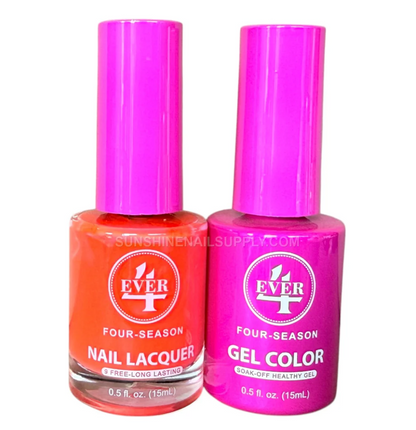4Ever Four seasons Gel & Lacquer - Summer Collection - Red Tulip #346