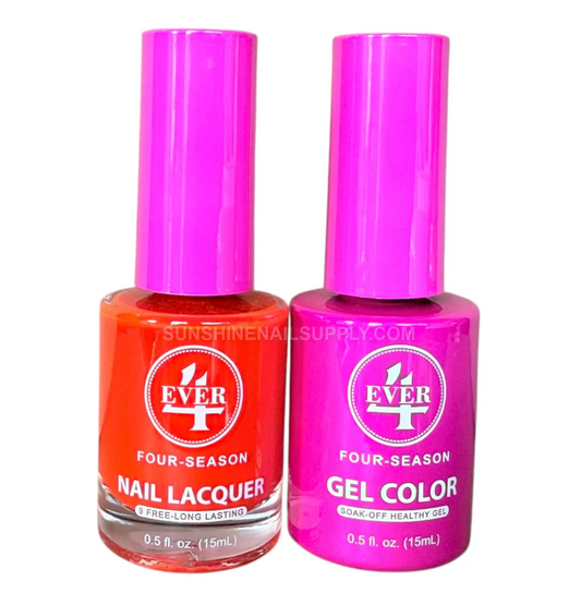 4Ever Four seasons Gel & Lacquer - Summer Collection - Carmine Glow #347