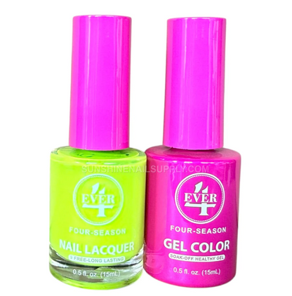 4Ever Four Seasons Gel & Laca - Colección Verano - Nieve de Limon #356 
