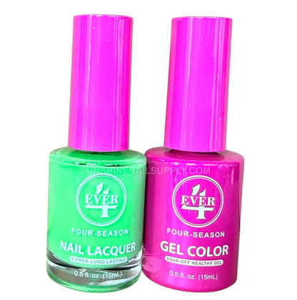 4Ever Four seasons Gel & Lacquer - Summer Collection - Mint Petal #360