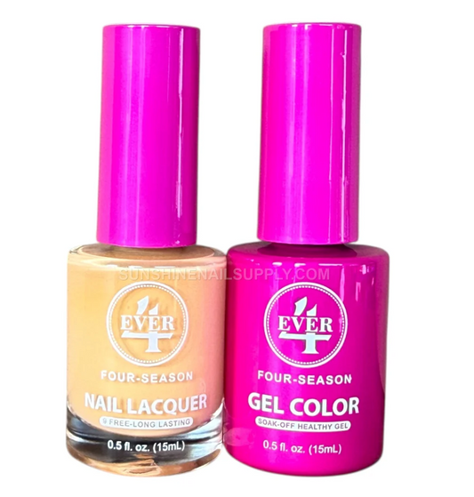 4Ever Four seasons Gel & Lacquer - Summer Collection - Apricot Glow #371
