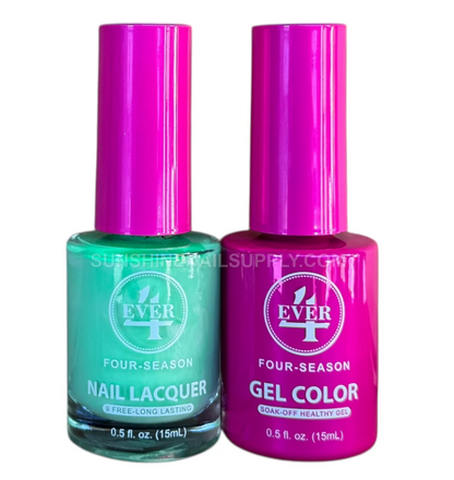 4Ever Four seasons Gel & Lacquer - Fall Collection - Mint Splash #404