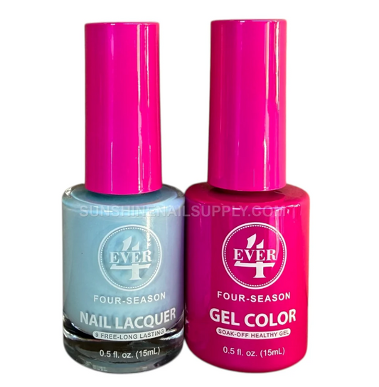 4Ever Four seasons Gel & Lacquer - Winter Collection - Crystal Blue #410