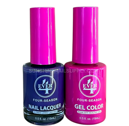 4Ever Four seasons Gel & Lacquer - Winter Collection - Indigo Silk #416