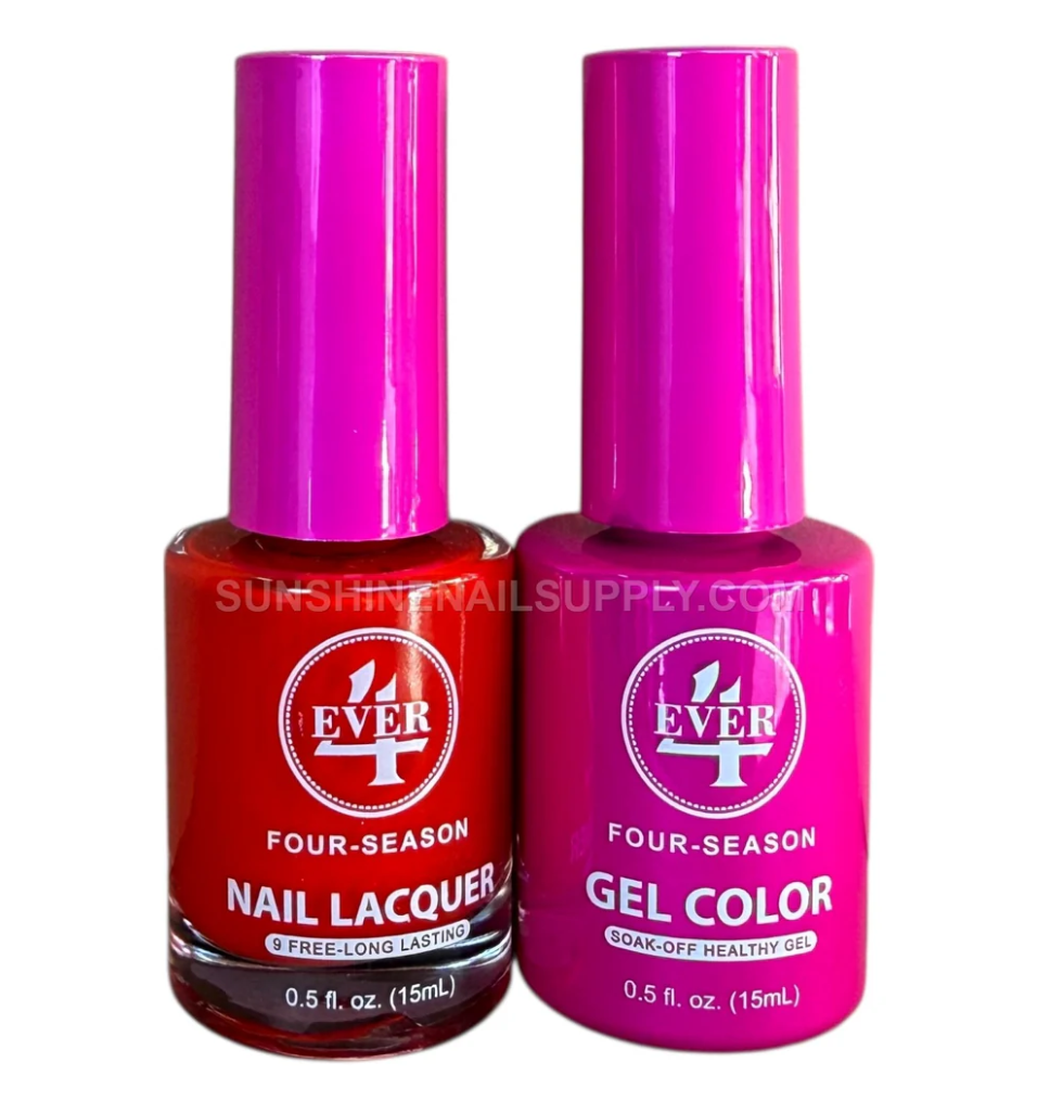 4Ever Four Seasons Gel & Laca - Colección de Invierno - Rosa Escarlata #418