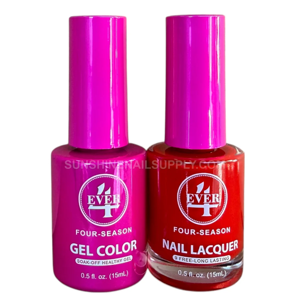 4Ever Four Seasons Gel & Laca - Colección de Invierno - Ruby Flame #419