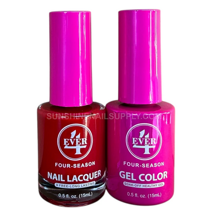 4Ever Four seasons Gel & Lacquer - Winter Collection - Classic Cherry #420