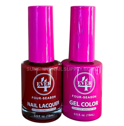 4Ever Four Seasons Gel & Laca - Colección de Invierno -  Burgundy Kiss #422