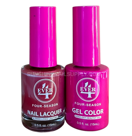 4Ever Four seasons Gel & Lacquer - Winter Collection - Wine Velvet #423