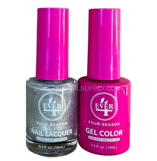 4Ever Four seasons Gel & Lacquer - Winter Collection - Silver Petal #432