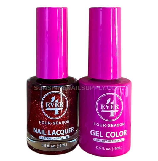 4Ever Four seasons Gel & Lacquer - Winter Collection - Crimson Shimmer #441