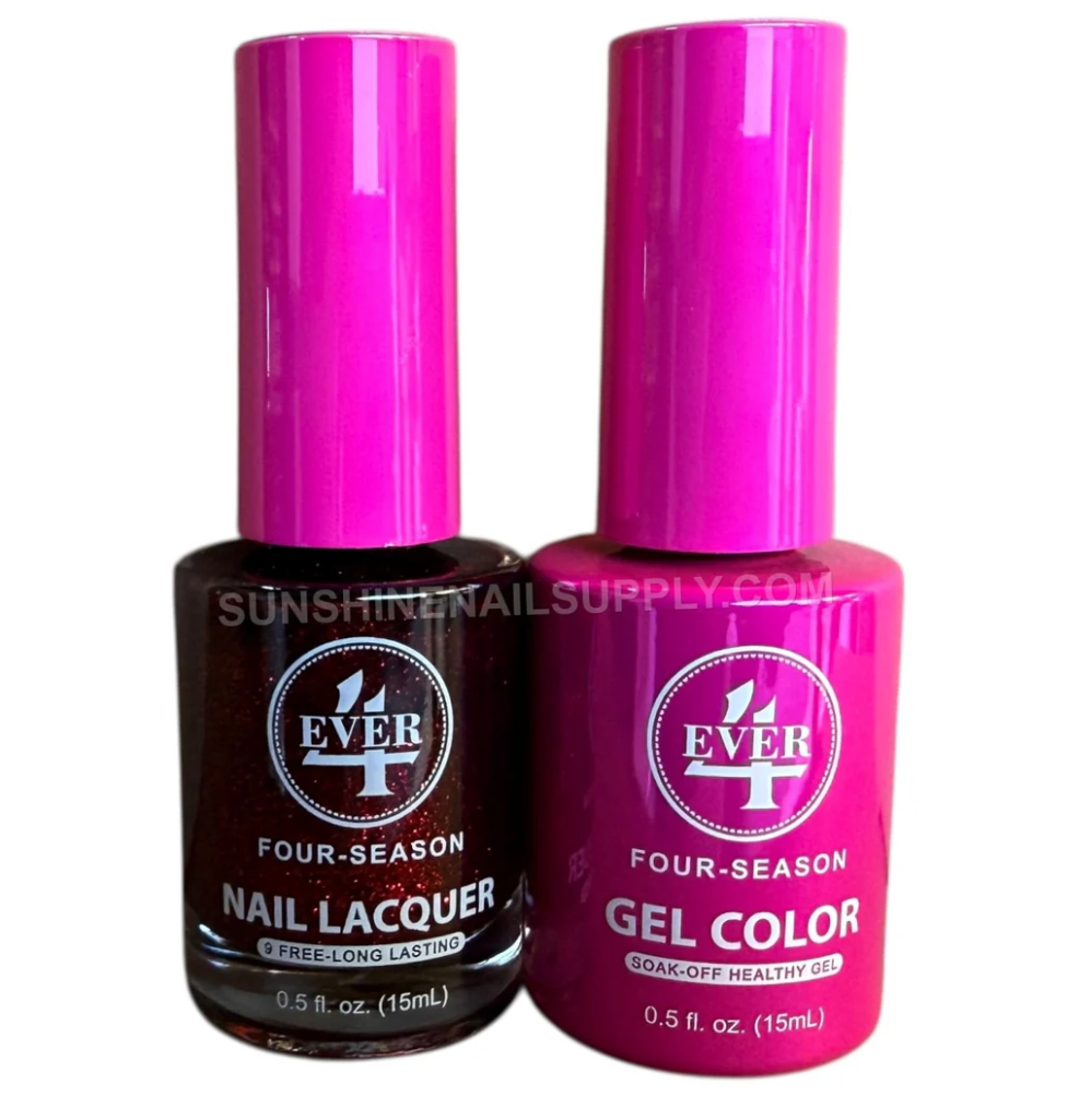 4Ever Four seasons Gel & Lacquer - Winter Collection - Deep Ruby Glow #443