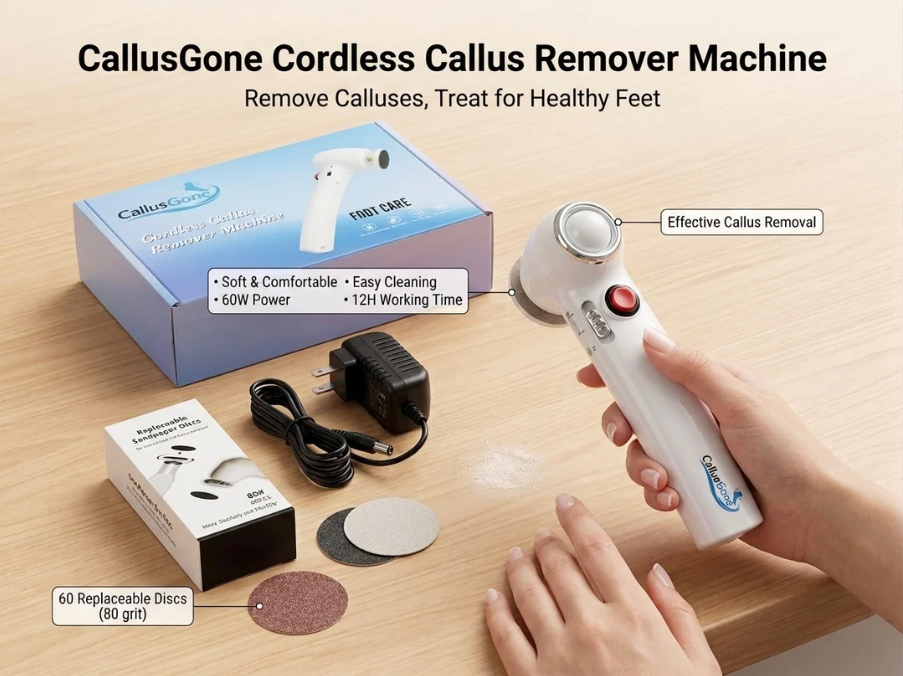 CallusGone - Máquina removedora de callos profesional
